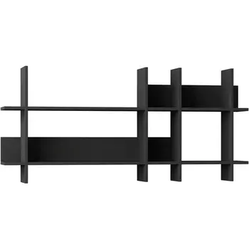 Полка Прямая BEADS BOOKCASE (Дерево/Темно-серый) LEVE