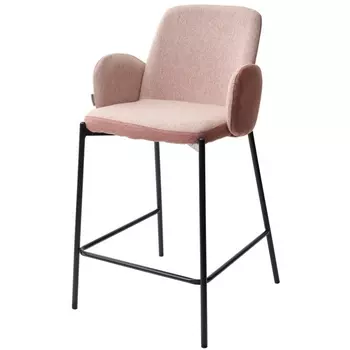 Полубарный стул (H=65cm) VF109 розовый / VF110 брусничный M-City NYX 628M03418