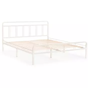 Полутораспальная кровать Woodville Рейк 120х200 белая 403024