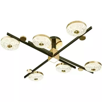 Потолочная люстра 10219/6 LED*78W Black/Gold Escada Divita 10219/6LED