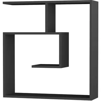 Полка Фигурная LABY SHELF (Дерево/Темно-серый) LEVE