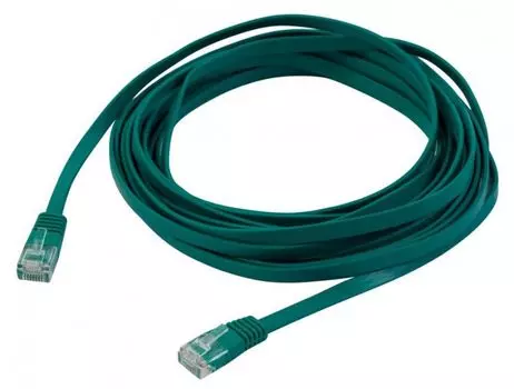 Патч-корд UTP кат.5e, 5м, RJ45-RJ45, зеленый (576315)