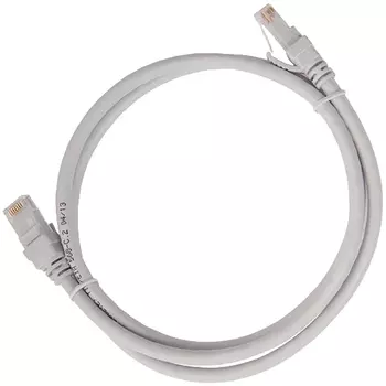 Патч-корд UTP кат.6 0.5м, RJ45-RJ45, серый, ITK (PC01-C6U-05M)
