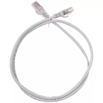 Патч-корд UTP кат.6 1м, RJ45-RJ45, серый, ITK (PC01-C6U-1M)