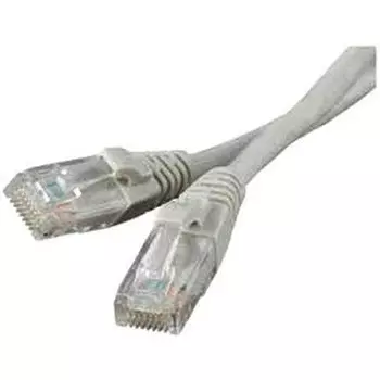 Патч-корд UTP кат.5e, 3 м, RJ45-RJ45, серый, IRBIS (IRB-U5E-3-GY)