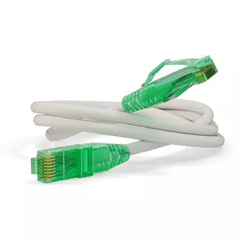 Патч-корд UTP кат.6 3м, RJ45-RJ45, серый, LSZH, Hyperline (PC-LPM-UTP-RJ45-RJ45-C6a-3M-LSZH-GY)