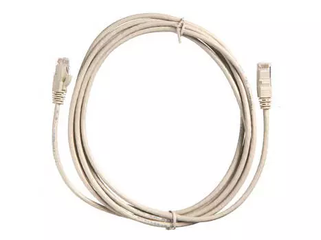 Патч-корд UTP кат.6, 3м, RJ45-RJ45, серый, CU, LSZH, Netko Expert CKC (58665)