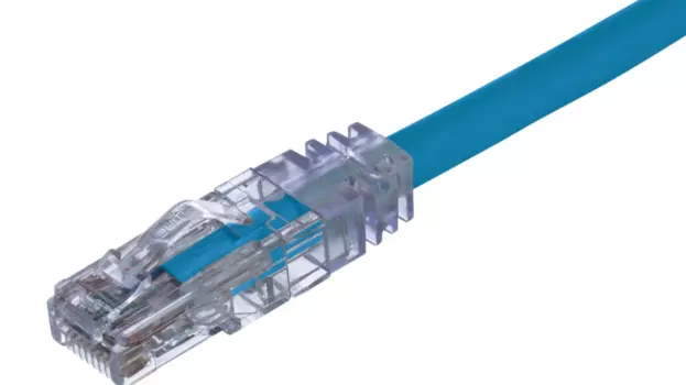 Патч-корд UTP кат.6, 3м, RJ45-RJ45, синий, PANDUIT (UTPSP3MBUY)