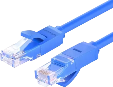Патч-корд UTP кат.6, 5 м, RJ45-RJ45, синий, CCA, UGREEN NW102 (11204)