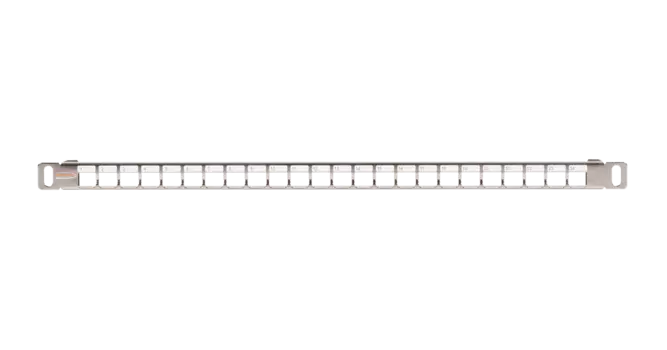 Патч-панель в шкаф 19" 0.5U, порты: 24, органайзер, NMC-RP24-BLANK-HU-MT, NIKOMAX