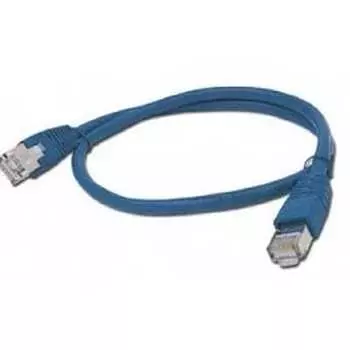 Патч-корд UTP кат.5e, 2 м, RJ45-RJ45, синий, CCA, Bion (BPC-U5E101-2M-BL)