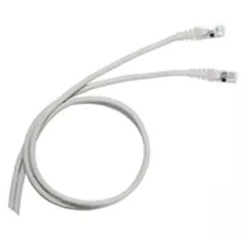 Патч-корд UTP кат.5e, 3м, RJ45-RJ45, серый, Legrand (051638)