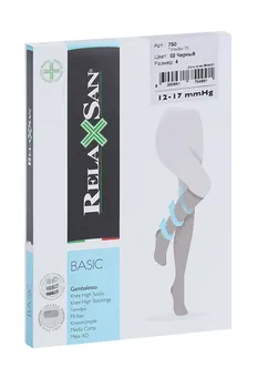 Гольфы RELAXSAN Basic профилактика 70 ден 750 черный р 4, пара