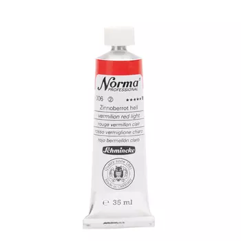 Масло Schmincke "Norma professional" 35 мл Киноварь красный светлый