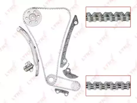 цепь ГРМ! неразъемная однорядная 138 зв.\ Ford Transit/Mondeo 1.6/2.3 06> TK-0061 LYNXAUTO