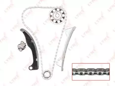 цепь ГРМ!\ Toyota Aygo/Yaris/Scion/Vios 1.0/1.6/1.8 16V 04> TK-0034 LYNXAUTO
