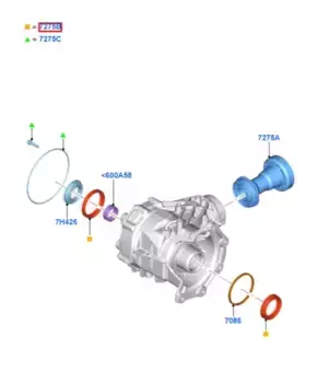 cальник раздаточной коробки!\ Ford Kuga 12>/EcoSport 14> 5161442