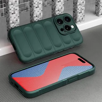 Противоударный чехол KEYSION для iPhone 15 Pro Max 15 Plus, мягкий силиконовый противоскользящий чехол для задней панели телефона iPhone 14 Plus 12 13 Pro Max for iPhone 12 вино красного