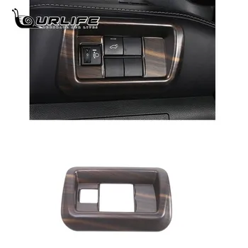 Для Toyota Highlander Kluger XU70 2023 автомобиля цвета красного дерева, внутренняя отделка, наклейки из АБС-пластика H