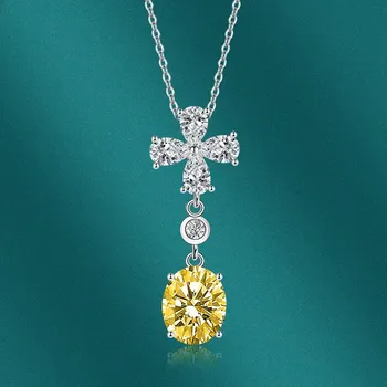 BELLA BOX Lucky Clover ожерелье многоцветные модные свадебные помолвочные украшения синий