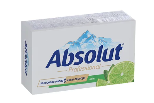 Мыло Absolut Professional Лайм твердое в пачке, 90 г