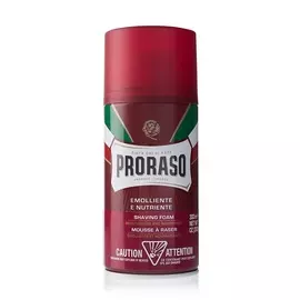 PRORASO Пена для бритья питательная с маслом сандала и маслом ши 300.0