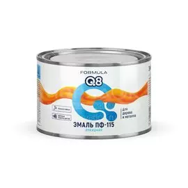 Эмаль Formula Q8, ПФ-115, алкидная, глянцевая, светло-голубая, 0.4 кг