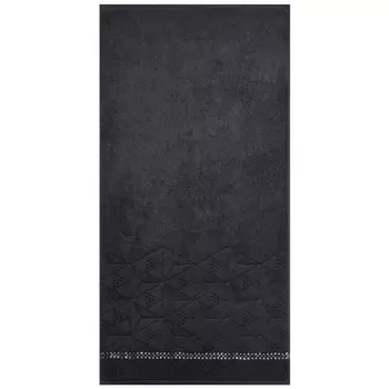 полотенце махр. CLEANELLY Роччэ 70х140см черное, арт.ПЦ725-4136