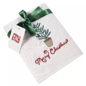 полотенце махр. TAC New Year 50х90см белое, арт.8009