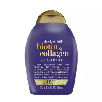 OGX Шампунь для тонких волос с биотином и коллагеном / Thick And Full Biotin And Collagen Shampoo 385 мл
