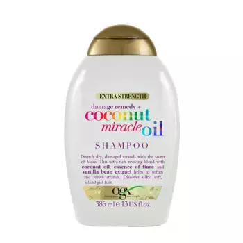 OGX Шампунь восстанавливающий для волос с кокосовым маслом / Extra Strength Damage Remedy+Coconut Miracle Oil Shampoo 385 мл