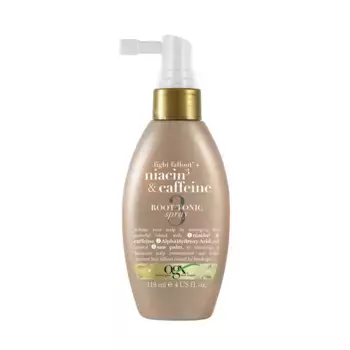 OGX Спрей прикорневой тонизирующий против выпадения волос / Fight Fallout Niacin Caffeine Root Stimulator Spray 118 мл