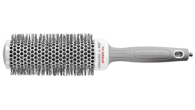 OLIVIA GARDEN Термобрашинг Expert Blowout Speed Wavy Bristles White&Grey 45 мм / Olivia Garden