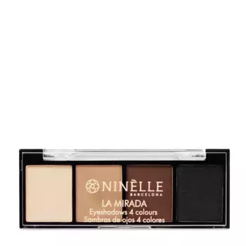 NINELLE Тени для век 4 оттенка, №501 базовый матовый / LA MIRADA 3,2 гр