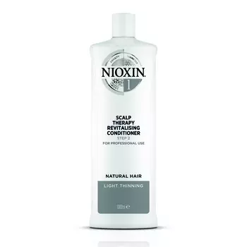 NIOXIN Кондиционер увлажняющий для тонких натуральных волос, с намечающейся тенденцией к выпадению, Система 1, 1000 мл