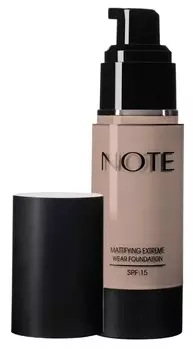 NOTE COSMETICS Основа тональная стойкая с матирующим эффектом 103 / MATTIFYING EXTREME WEAR FOUNDATION PUMP SPF15 35 мл