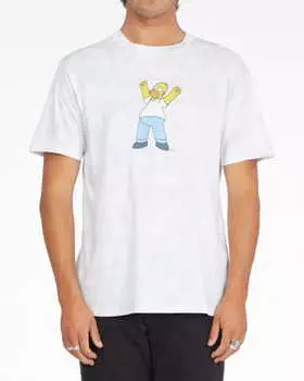 Футболка из органического хлопка Simpsons Homer Tie Dye