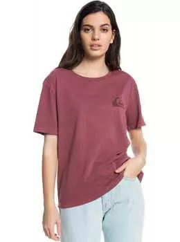 Футболка Quiksilver Из Органического Хлопка Standard Merlot