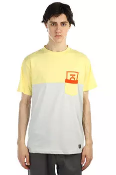 Футболка Юнион Pocket Yellow/Grey
