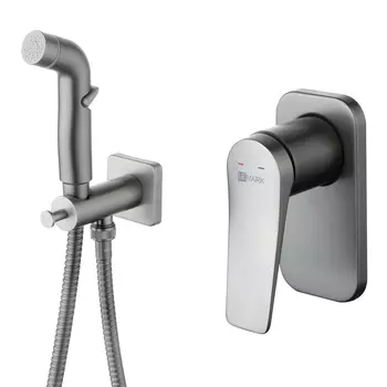 Гигиенический душ со смесителем Lemark Bronx встраиваемый LM3719GM