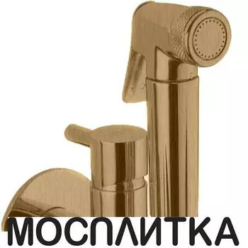 Гигиенический душ со смесителем Webert Elio EL870301065, metal, бронза