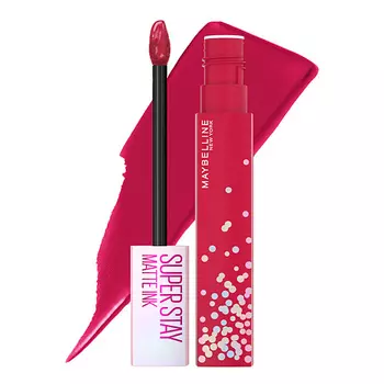 MAYBELLINE NEW YORK Суперстойкая жидкая матовая помада для губ "Super Stay Matte Ink Birthday Edition"