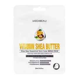MEDIBEAU Маска для лица с витаминами и маслом ши (питательная, anti-age) 20.0