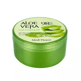 MEDIFLOWER Смягчающий гель для тела с алоэ 98% 300.0