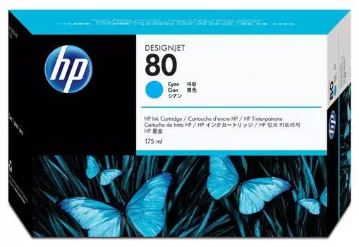 Печатающая головка HP 80 голубой (c4821a)