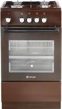 Плита газовая De Luxe 5040.48г (щ)-014 коричневый