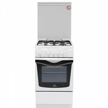 Плита газовая De Luxe 506040.04г чр белый