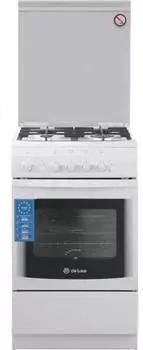 Плита газовая De Luxe 506040.14г (кр) ЧР белый