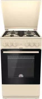Плита газовая Gorenje GN5112BEF бежевый/черный