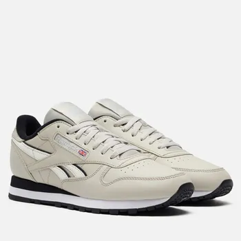 Мужские кроссовки Reebok Classic Leather, цвет бежевый, размер 42.5 EU